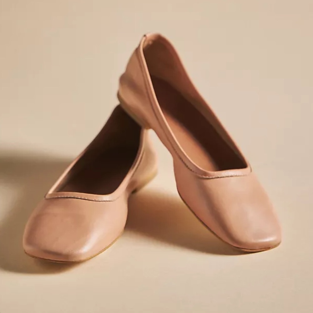 NWT Pilcro Soft Ballet Flats in Neutral / Mauve color sz EU 41 / US 10-10.5